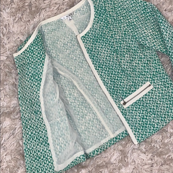 CAbi Clover Tweed Cropped Jacket - Picture 3 of 5